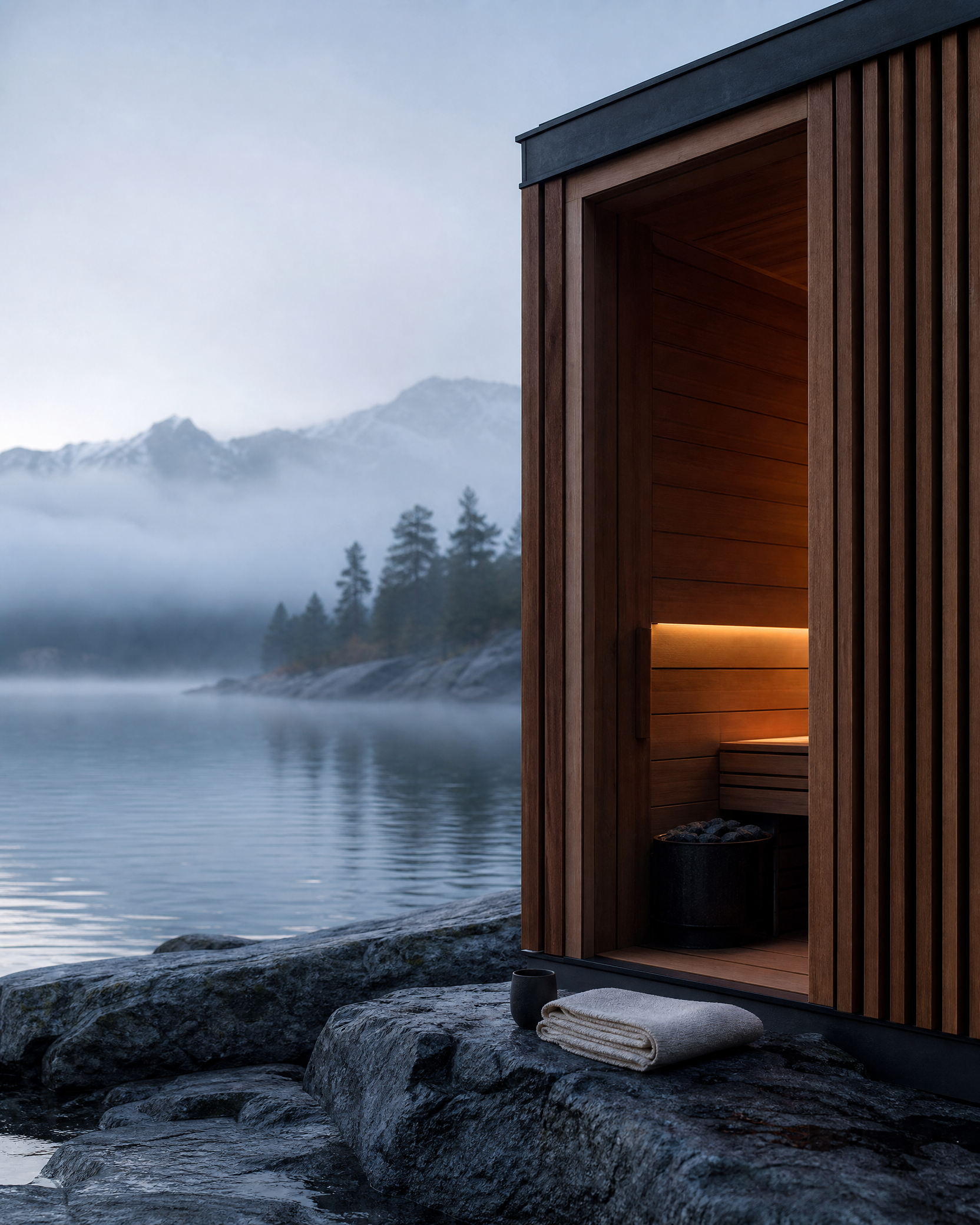 Outdoor Saunas outdoor wellness setting