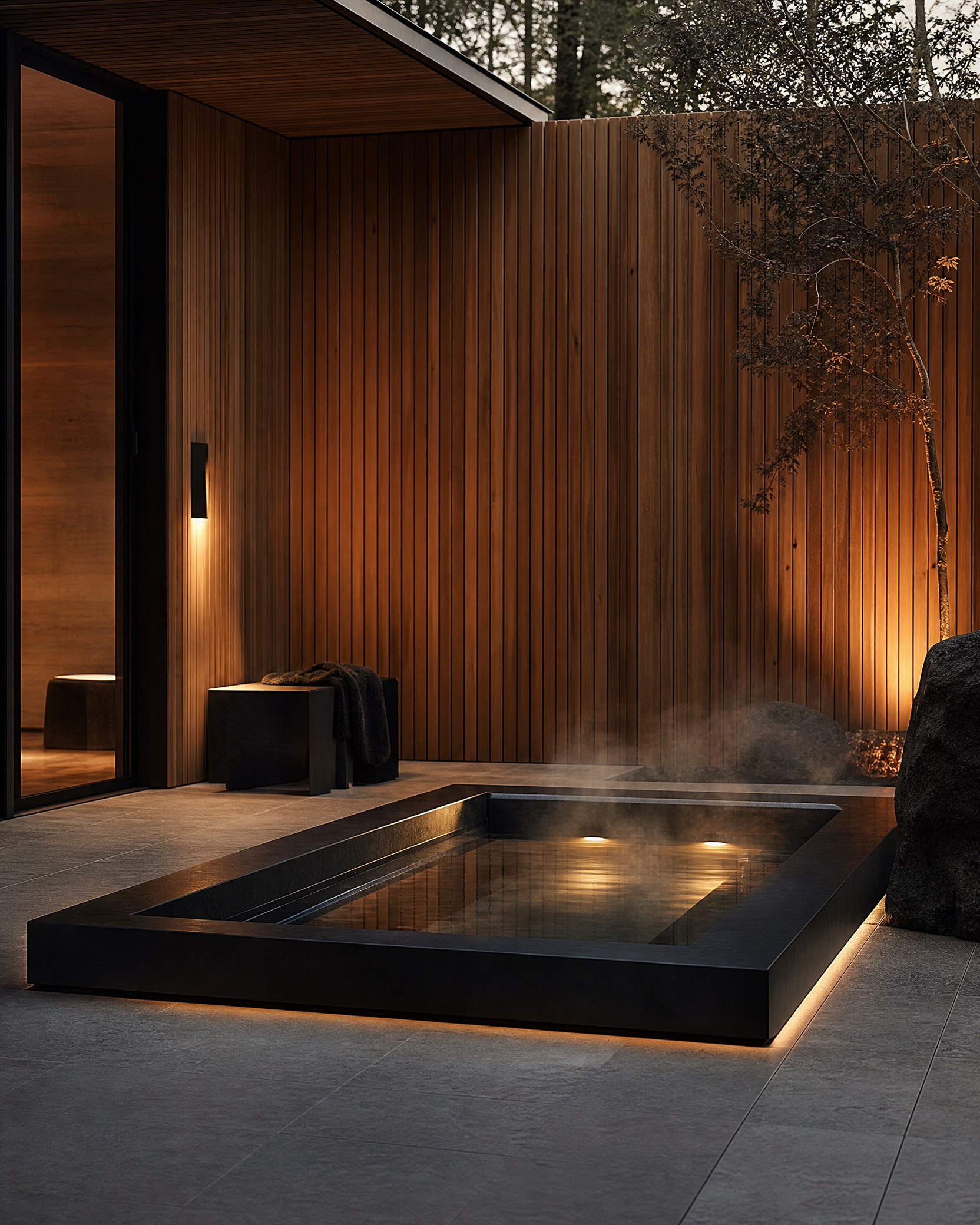 Indoor Saunas outdoor wellness setting